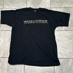 Vintage Just Cruisin Norwegian Cruise Line Tee XL Black Graphic USA